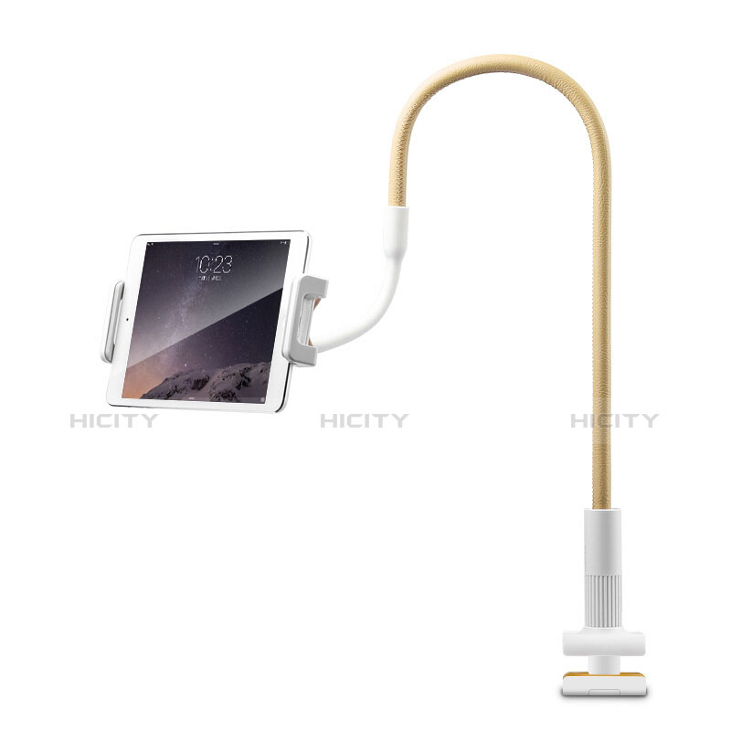 Support de Bureau Support Tablette Flexible Universel Pliable Rotatif 360 T34 pour Apple iPad 3 Jaune Plus