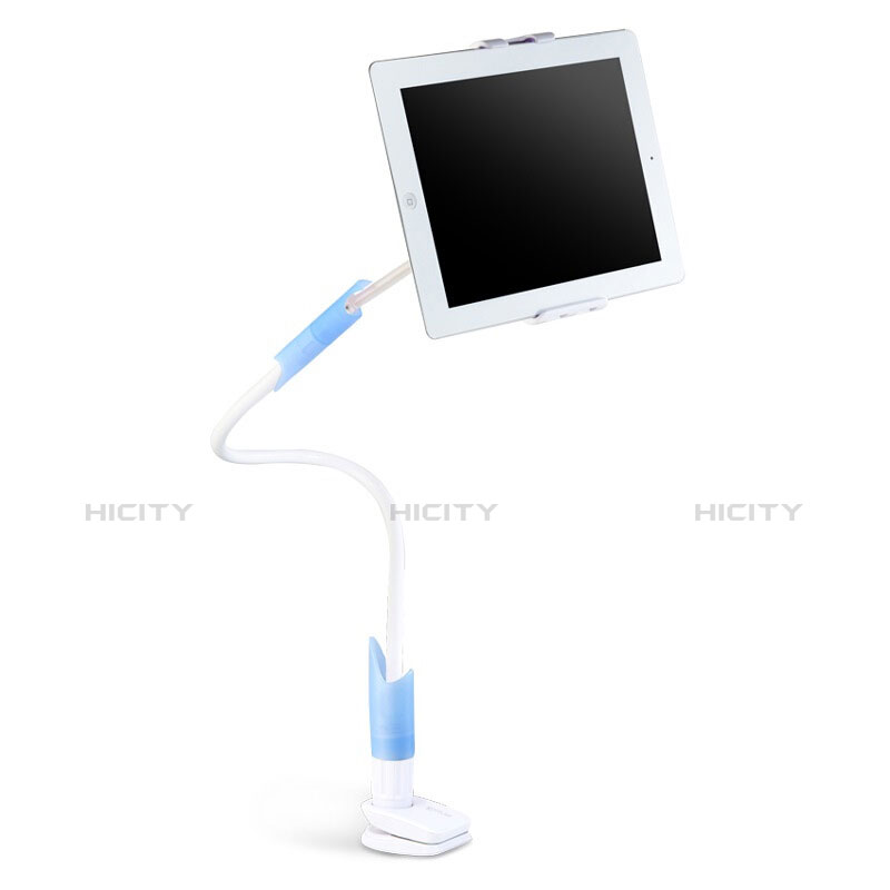 Support de Bureau Support Tablette Flexible Universel Pliable Rotatif 360 T41 pour Apple New iPad Pro 9.7 (2017) Bleu Ciel Plus