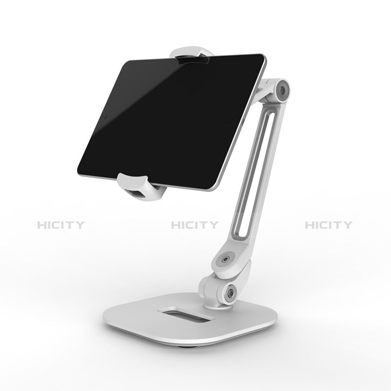 Support de Bureau Support Tablette Flexible Universel Pliable Rotatif 360 T44 pour Amazon Kindle 6 inch Argent Plus
