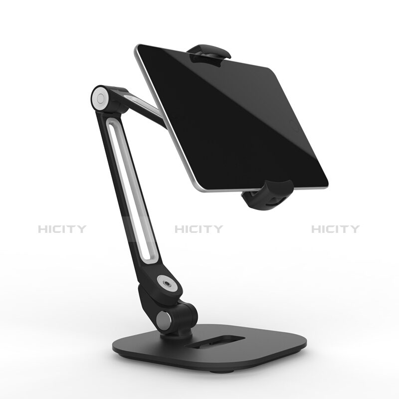 Support de Bureau Support Tablette Flexible Universel Pliable Rotatif 360 T44 pour Samsung Galaxy Tab 3 8.0 SM-T311 T310 Noir Plus