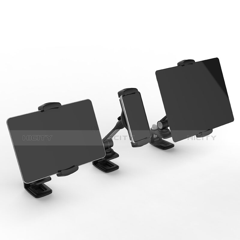 Support de Bureau Support Tablette Flexible Universel Pliable Rotatif 360 T45 pour Samsung Galaxy Tab 3 7.0 P3200 T210 T215 T211 Noir Plus