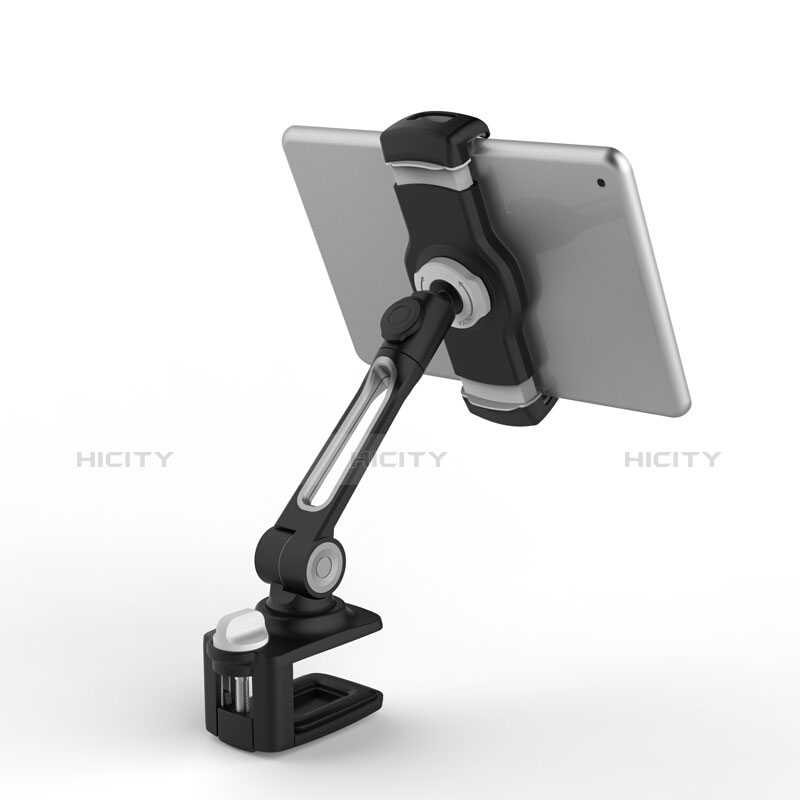 Support de Bureau Support Tablette Flexible Universel Pliable Rotatif 360 T45 pour Samsung Galaxy Tab 3 7.0 P3200 T210 T215 T211 Noir Plus