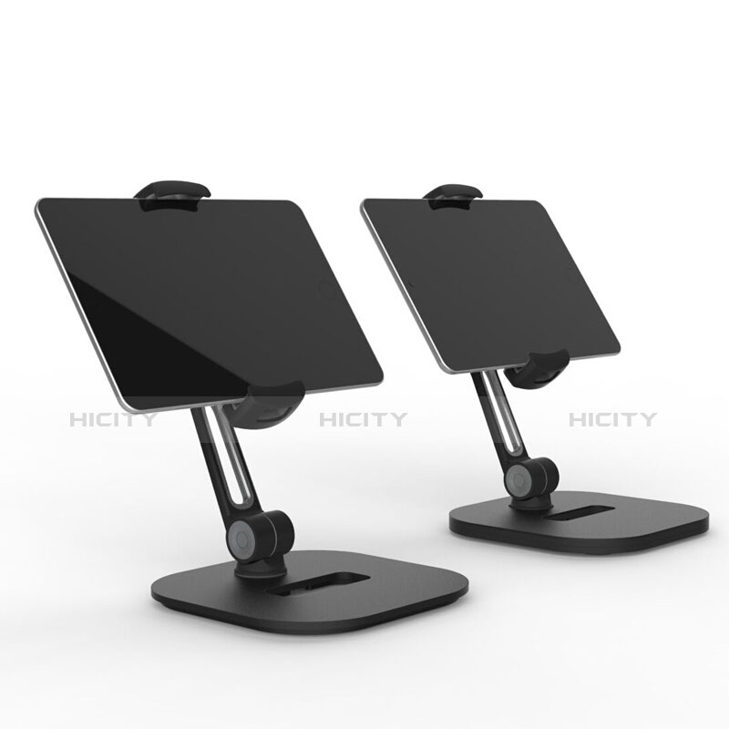 Support de Bureau Support Tablette Flexible Universel Pliable Rotatif 360 T47 pour Huawei Honor WaterPlay 10.1 HDN-W09 Noir Plus