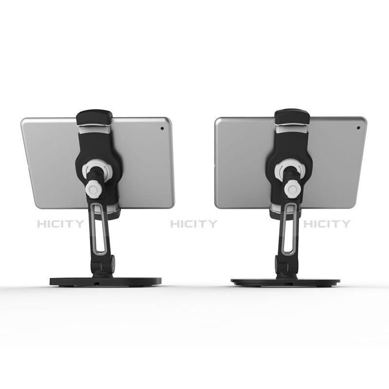 Support de Bureau Support Tablette Flexible Universel Pliable Rotatif 360 T47 pour Huawei Honor WaterPlay 10.1 HDN-W09 Noir Plus