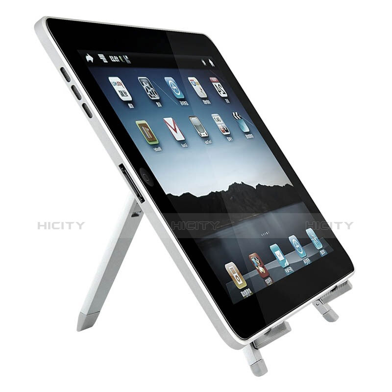 Support de Bureau Support Tablette Universel pour Apple iPad Mini 2 Argent Plus