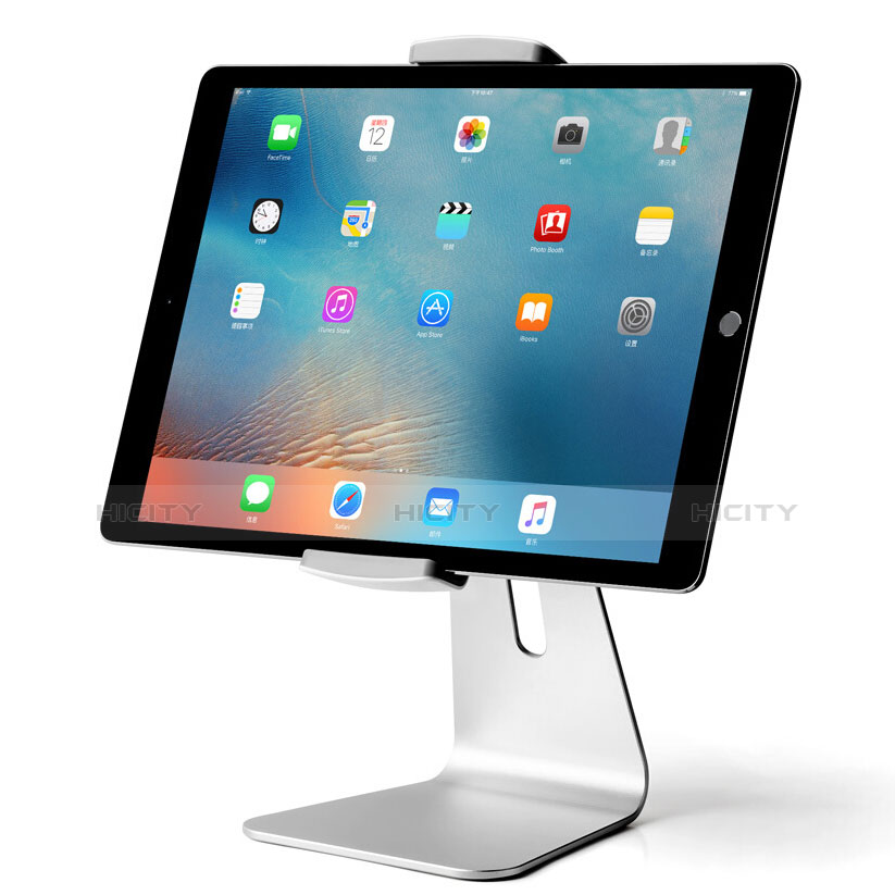 Support de Bureau Support Tablette Universel T24 pour Apple iPad 2 Argent Plus