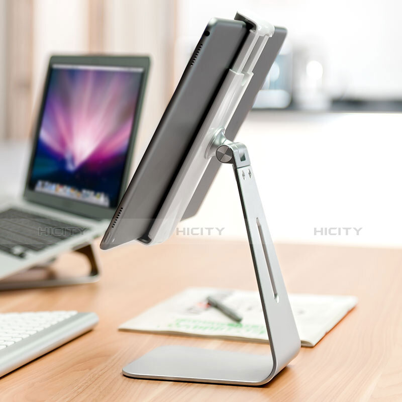 Support de Bureau Support Tablette Universel T24 pour Apple iPad 2 Argent Plus