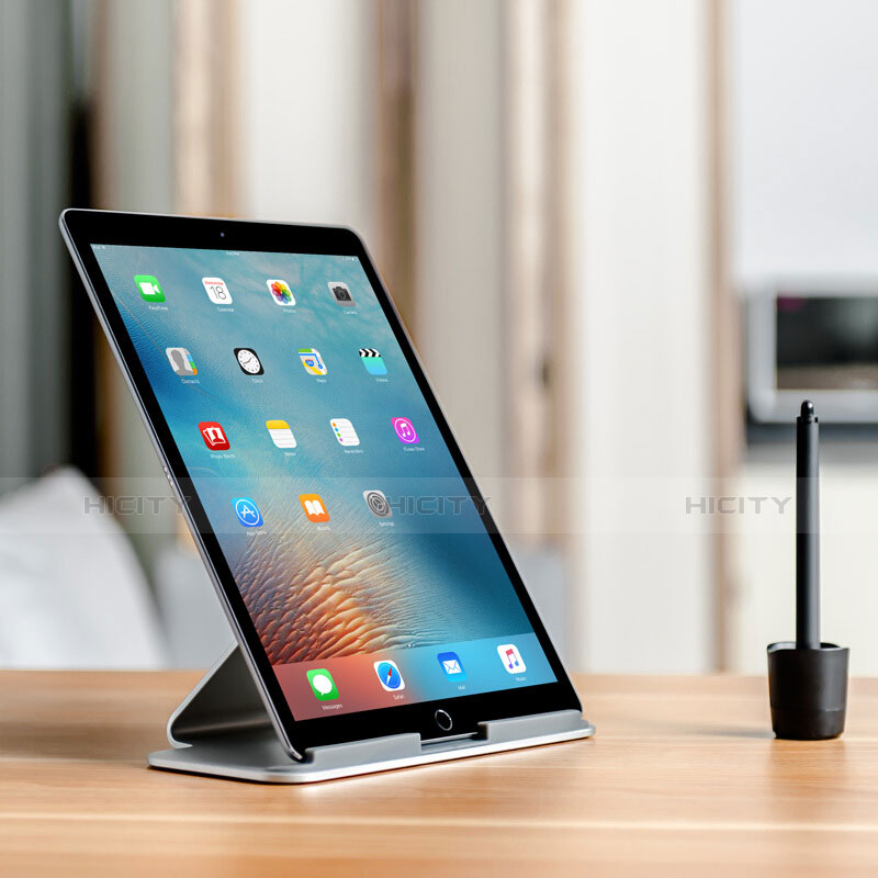 Support de Bureau Support Tablette Universel T25 pour Apple iPad 4 Argent Plus