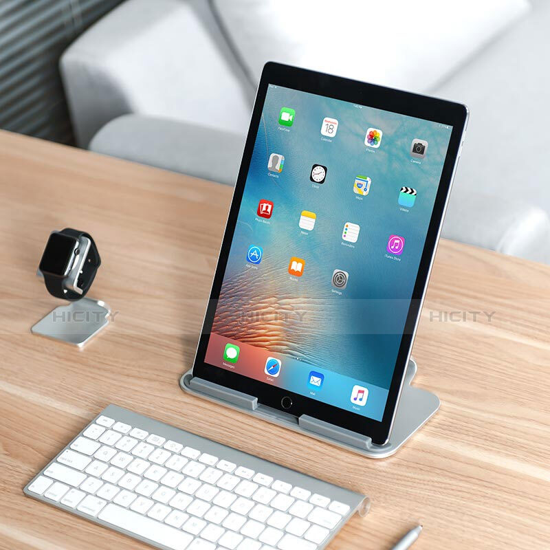 Support de Bureau Support Tablette Universel T25 pour Apple iPad Air 4 10.9 (2020) Argent Plus