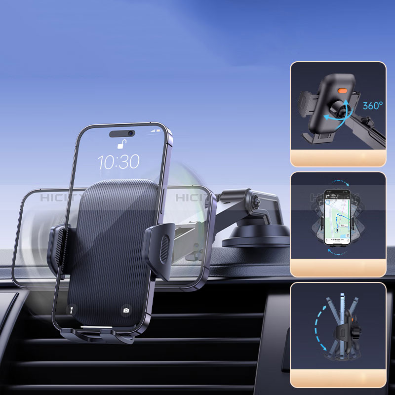 Support de Voiture avec Ventouse Universel BS4 Noir Plus