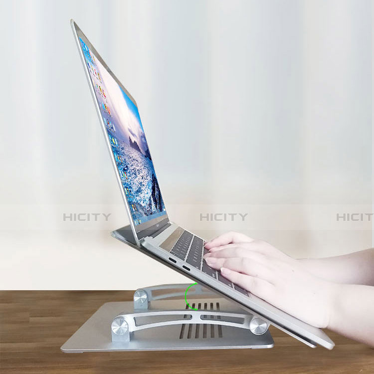 Support Ordinateur Portable Universel K08 pour Apple MacBook Air 11 pouces Argent Plus