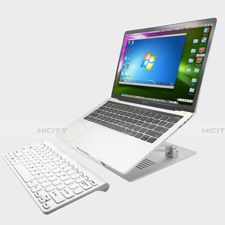 Support Ordinateur Portable Universel K08 pour Apple MacBook Air 13 pouces Argent Plus