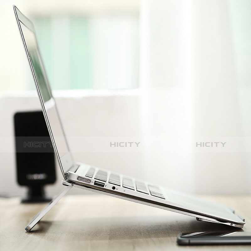 Support Ordinateur Portable Universel S03 pour Apple MacBook 12 pouces Argent Plus