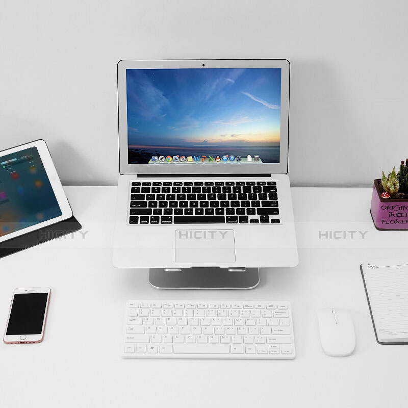 Support Ordinateur Portable Universel S07 pour Apple MacBook 12 pouces Argent Plus