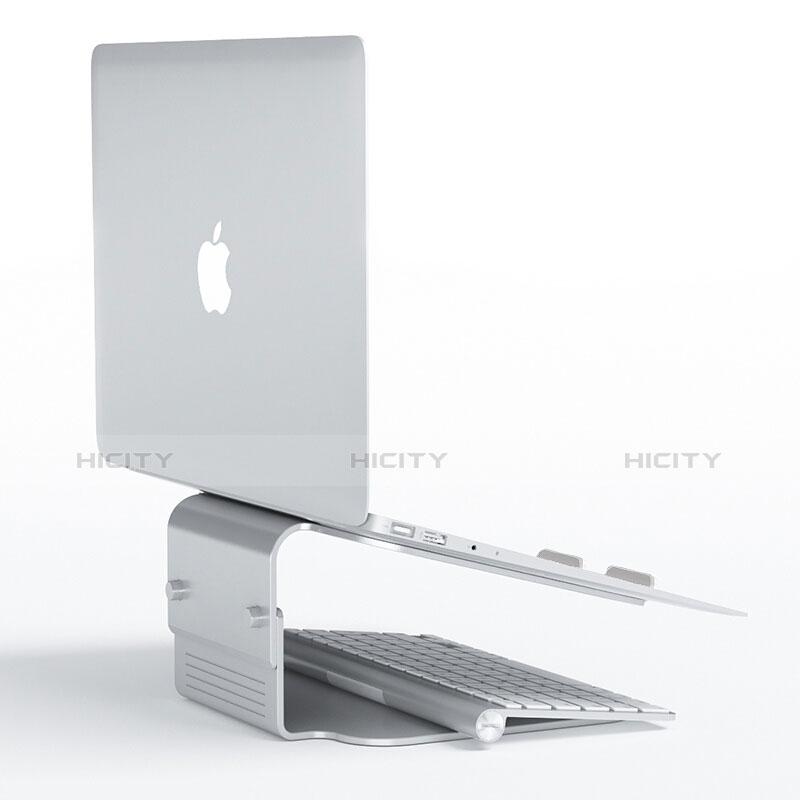 Support Ordinateur Portable Universel S09 pour Apple MacBook Air 13.3 pouces (2018) Argent Plus