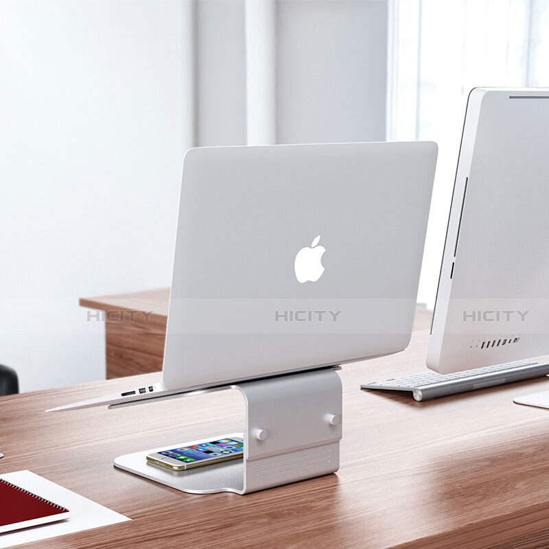 Support Ordinateur Portable Universel S09 pour Apple MacBook Pro 13 pouces (2020) Argent Plus