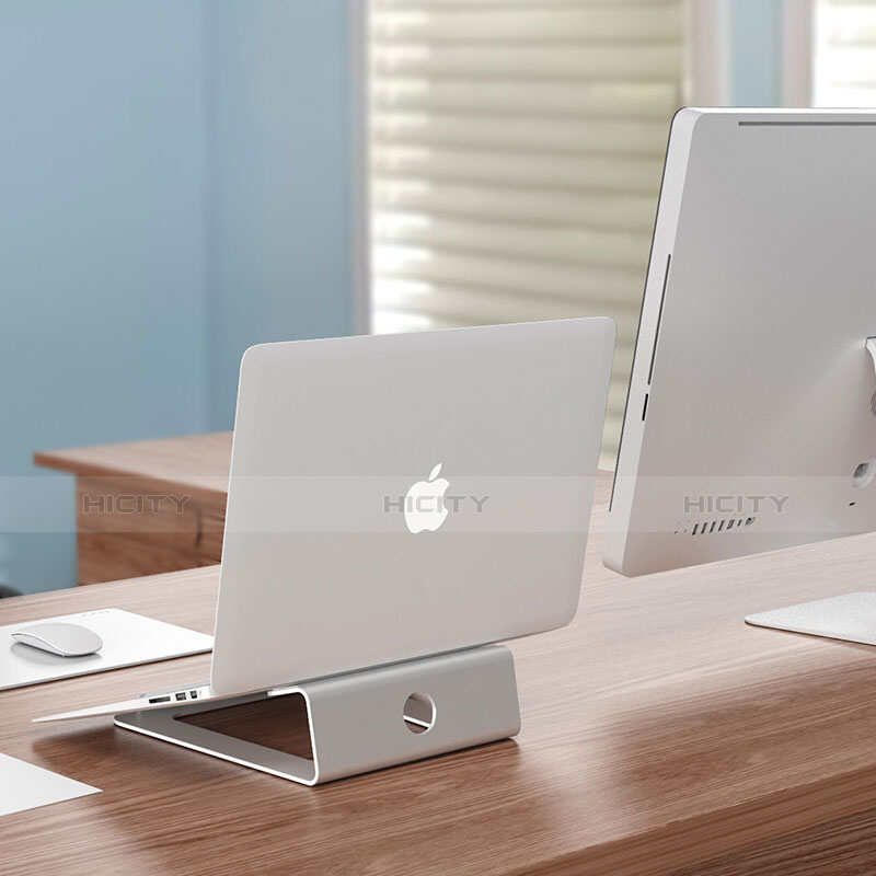 Support Ordinateur Portable Universel S11 pour Apple MacBook Air 13.3 pouces (2018) Argent Plus