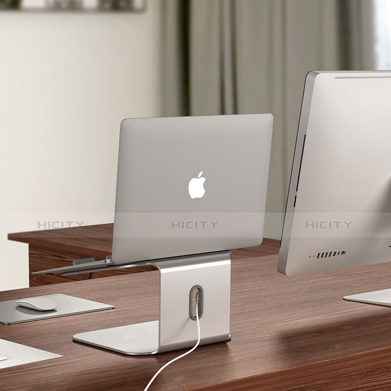 Support Ordinateur Portable Universel S12 pour Apple MacBook Air 13 pouces Argent Plus