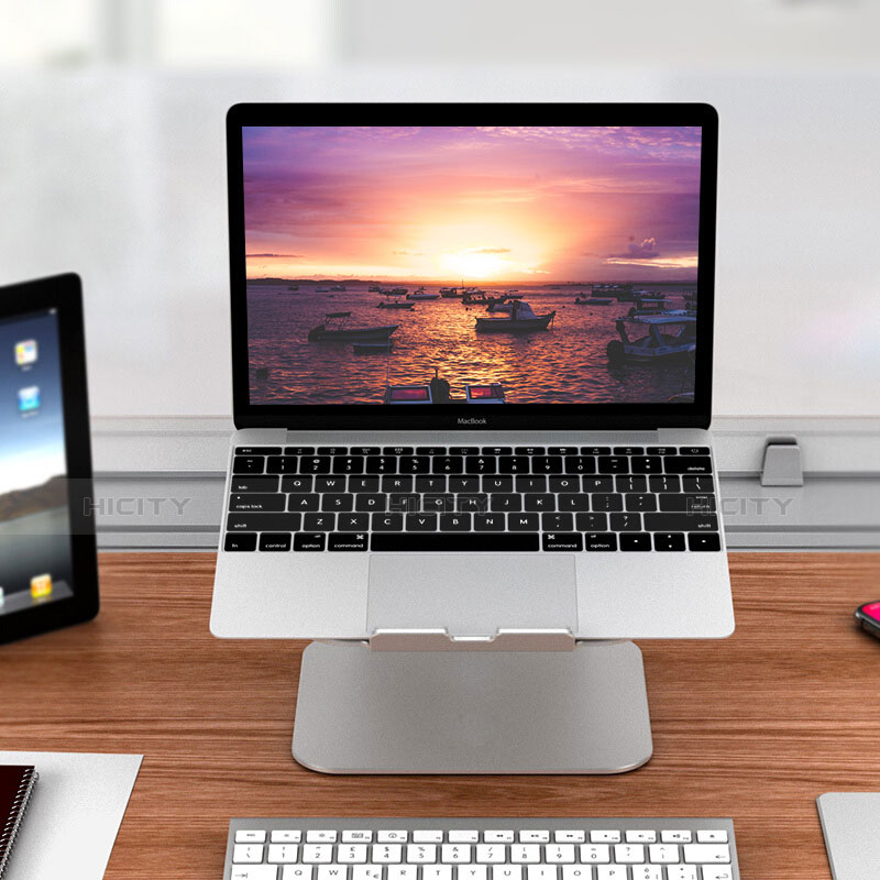 Support Ordinateur Portable Universel S12 pour Apple MacBook Pro 15 pouces Argent Plus