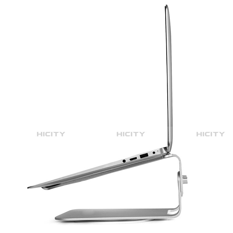 Support Ordinateur Portable Universel S16 pour Apple MacBook Air 13 pouces (2020) Argent Plus