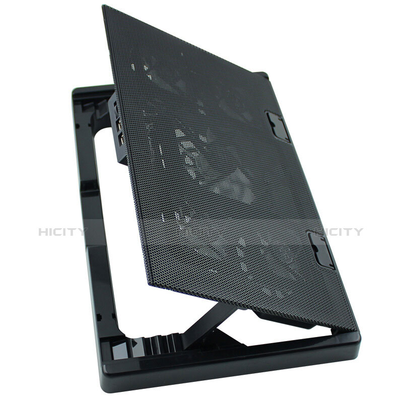 Support Ordinateur Portable Ventilateur de Refroidissement Radiateur Universel 9 Pouces a 16 Pouces M01 pour Apple MacBook Pro 13 pouces Noir Plus