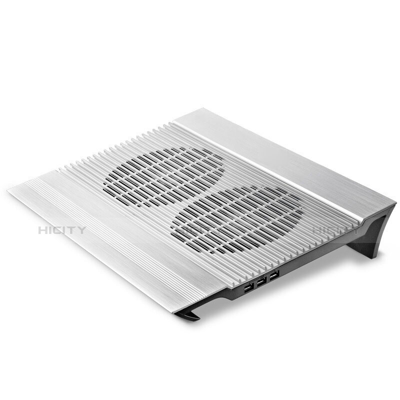 Support Ordinateur Portable Ventilateur de Refroidissement Radiateur Universel 9 Pouces a 16 Pouces M05 pour Apple MacBook Air 13 pouces Argent Plus