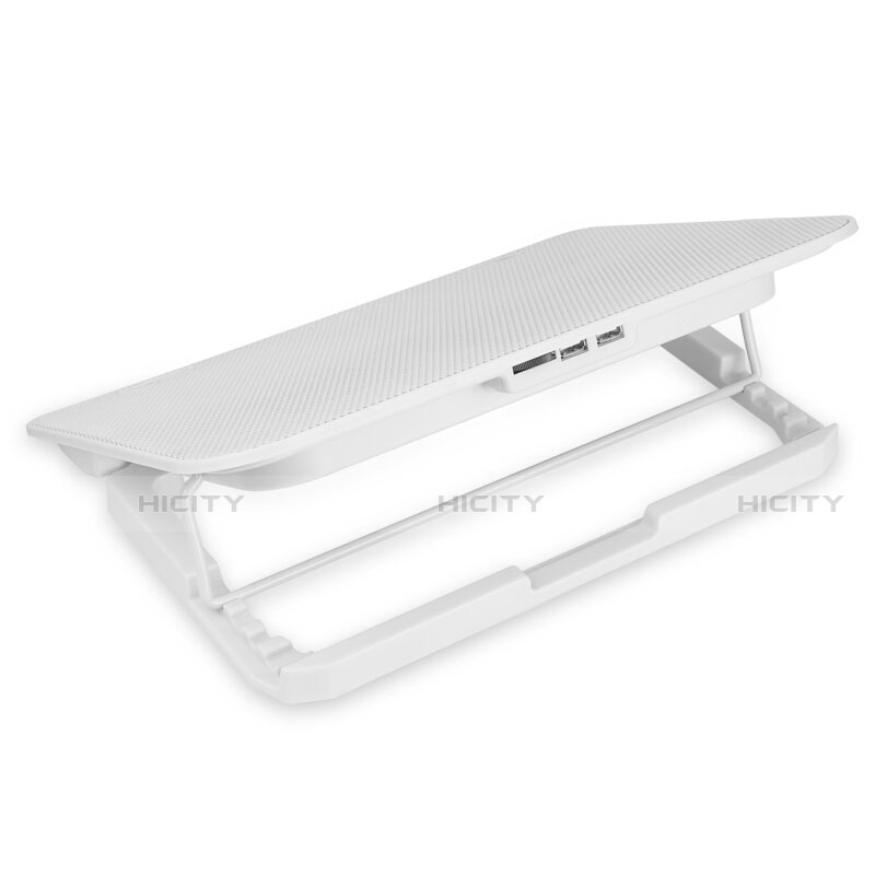 Support Ordinateur Portable Ventilateur de Refroidissement Radiateur Universel 9 Pouces a 16 Pouces M18 pour Apple MacBook Pro 13 pouces (2020) Blanc Plus