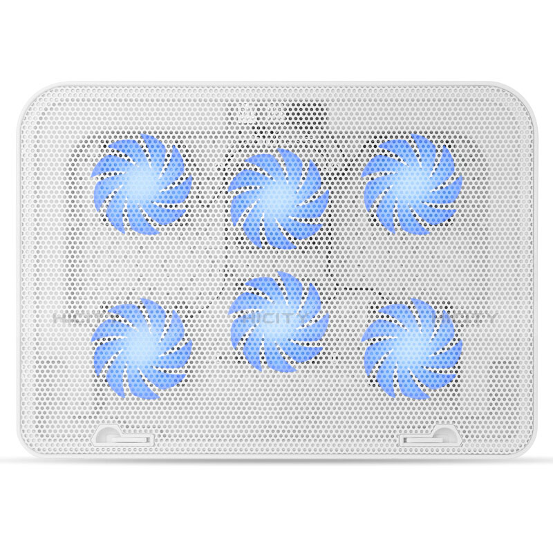 Support Ordinateur Portable Ventilateur de Refroidissement Radiateur Universel 9 Pouces a 16 Pouces M18 pour Apple MacBook Pro 13 pouces Blanc Plus