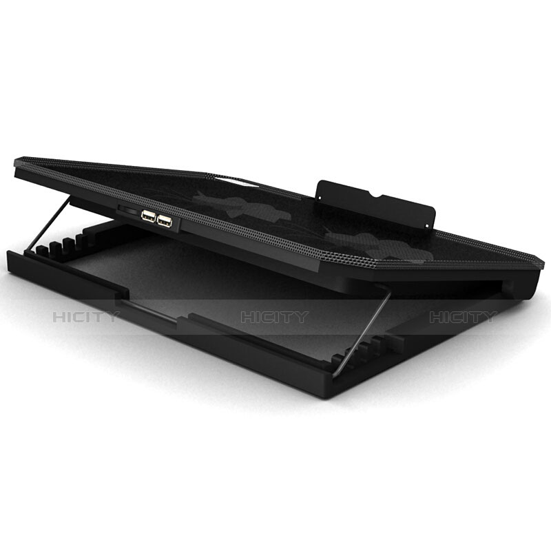 Support Ordinateur Portable Ventilateur de Refroidissement Radiateur Universel 9 Pouces a 16 Pouces M19 pour Apple MacBook Air 13 pouces Noir Plus