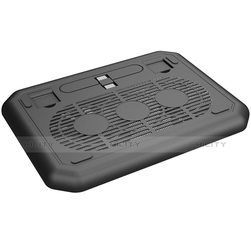 Support Ordinateur Portable Ventilateur de Refroidissement Radiateur Universel 9 Pouces a 16 Pouces M20 pour Apple MacBook 12 pouces Noir Plus