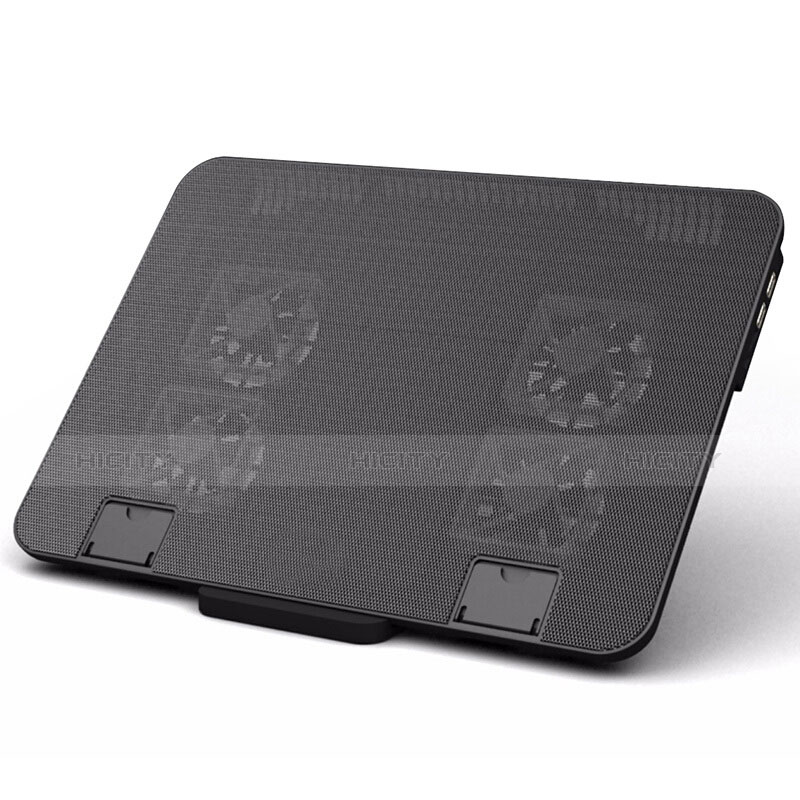Support Ordinateur Portable Ventilateur de Refroidissement Radiateur Universel 9 Pouces a 16 Pouces M21 pour Apple MacBook Pro 13 pouces Noir Plus