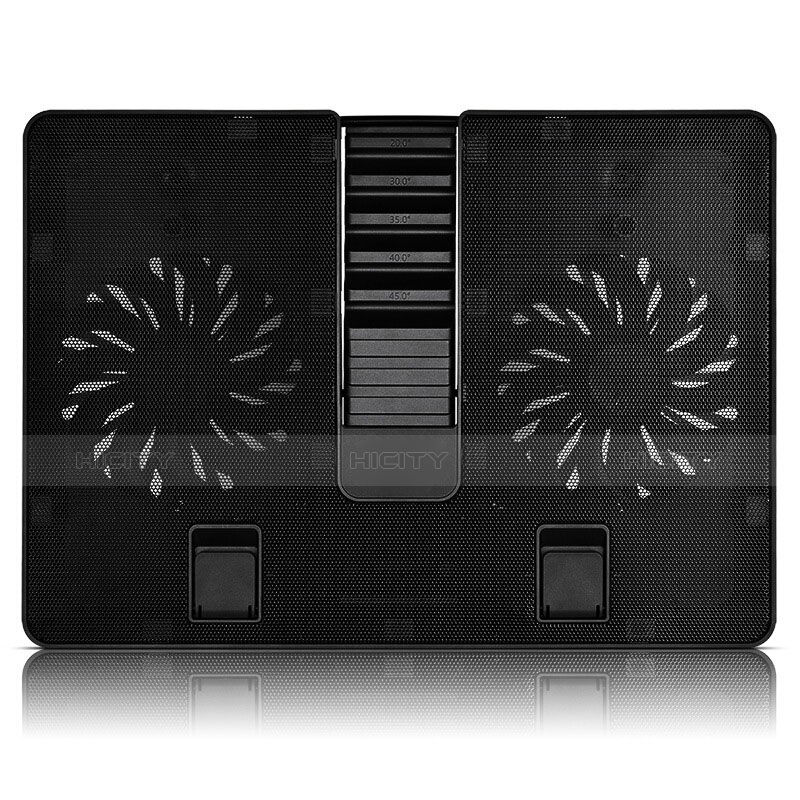 Support Ordinateur Portable Ventilateur de Refroidissement Radiateur Universel 9 Pouces a 16 Pouces M25 pour Apple MacBook Air 11 pouces Noir Plus