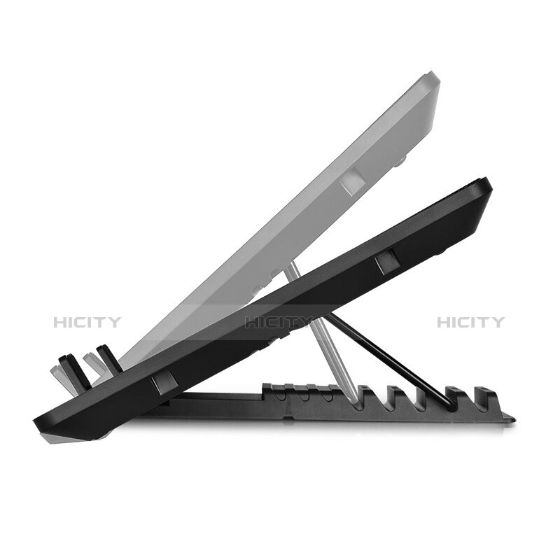 Support Ordinateur Portable Ventilateur de Refroidissement Radiateur Universel 9 Pouces a 16 Pouces M25 pour Apple MacBook Air 13 pouces Noir Plus
