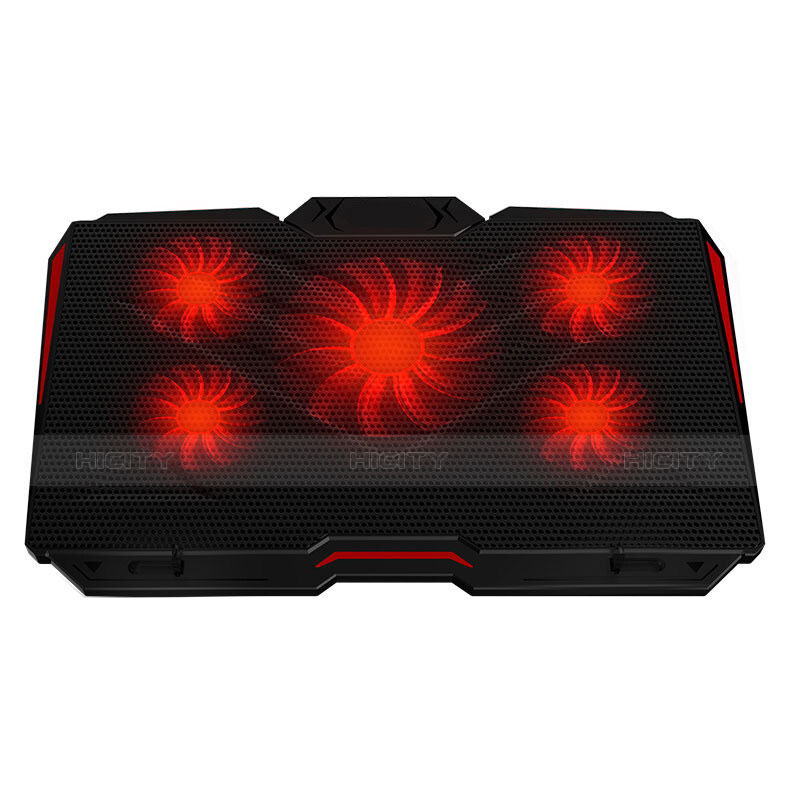 Support Ordinateur Portable Ventilateur de Refroidissement Radiateur Universel 9 Pouces a 17 Pouces L02 pour Huawei Honor MagicBook 15 Noir Plus