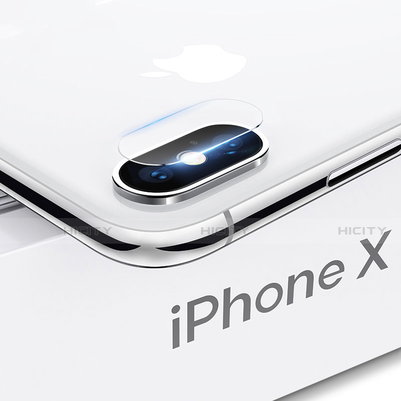 Verre Trempe Protecteur de Camera pour Apple iPhone Xs Clair Plus