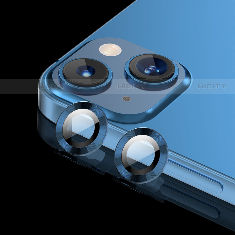 Verre Trempe Protecteur de Camera Protection C08 pour Apple iPhone 13 Mini Bleu Plus