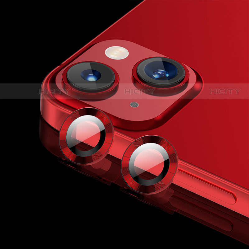 Verre Trempe Protecteur de Camera Protection C08 pour Apple iPhone 13 Mini Rouge Plus