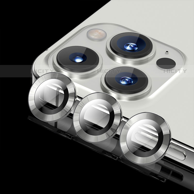 Verre Trempe Protecteur de Camera Protection C08 pour Apple iPhone 13 Pro Argent Plus