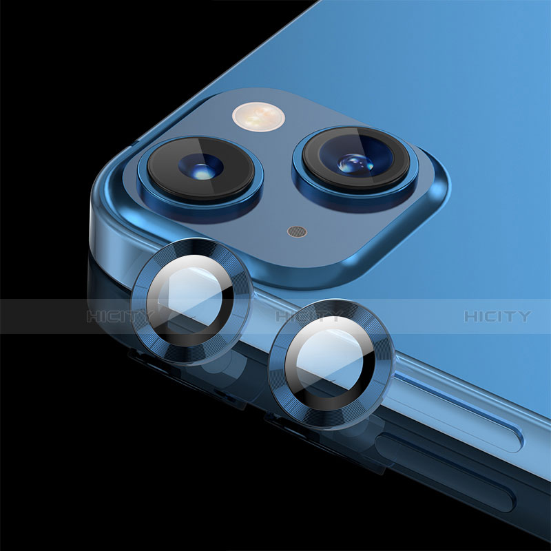 Verre Trempe Protecteur de Camera Protection C08 pour Apple iPhone 14 Bleu Plus
