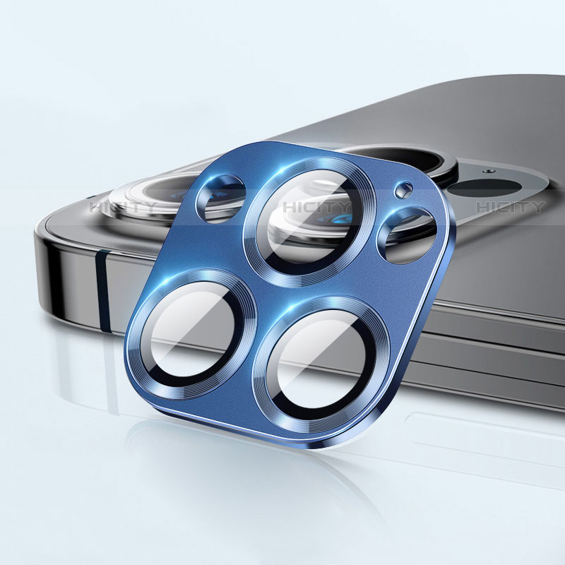 Verre Trempe Protecteur de Camera Protection C09 pour Apple iPhone 14 Pro Bleu Plus