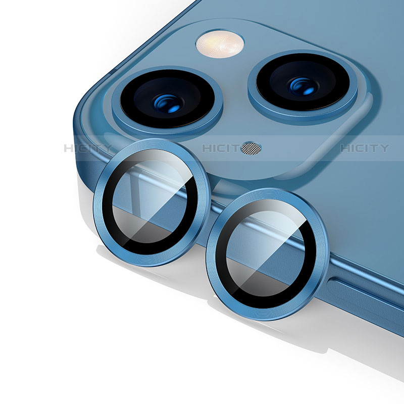 Verre Trempe Protecteur de Camera Protection C10 pour Apple iPhone 13 Mini Bleu Plus