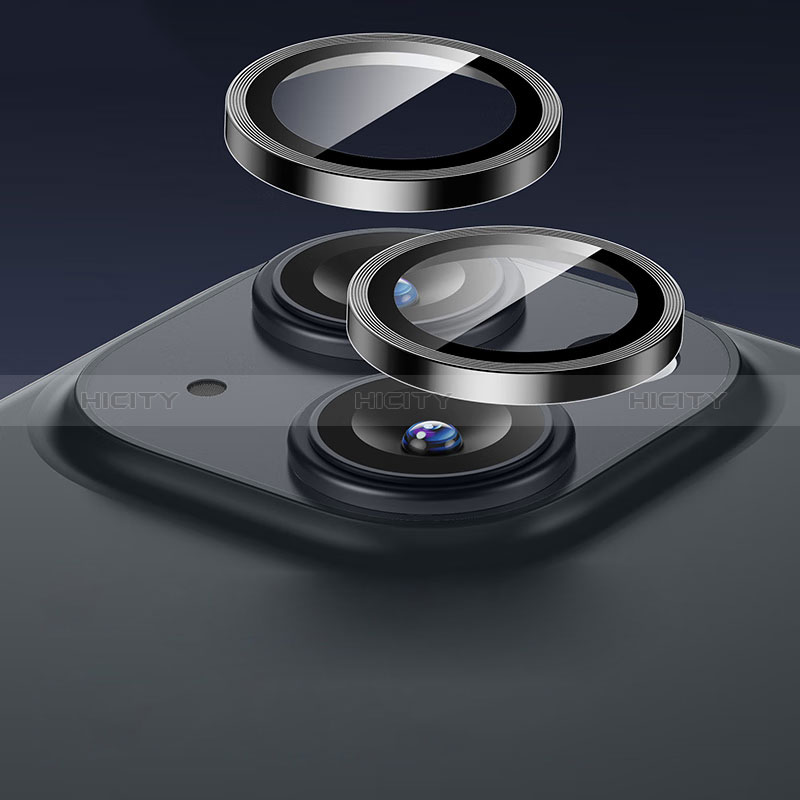 Verre Trempe Protecteur de Camera Protection M01 pour Apple iPhone 15 Noir Plus