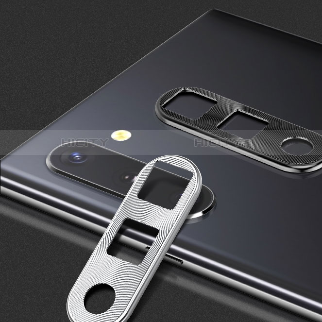 Verre Trempe Protecteur de Camera Protection pour Samsung Galaxy Note 10 5G Argent Plus